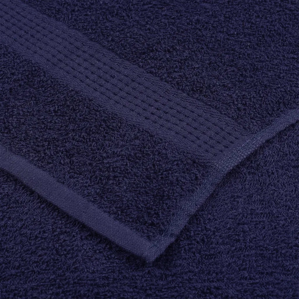Asciugamani da bagno FROGN 10 pz Blu navy 100x150 cm 360 g/m² 136790