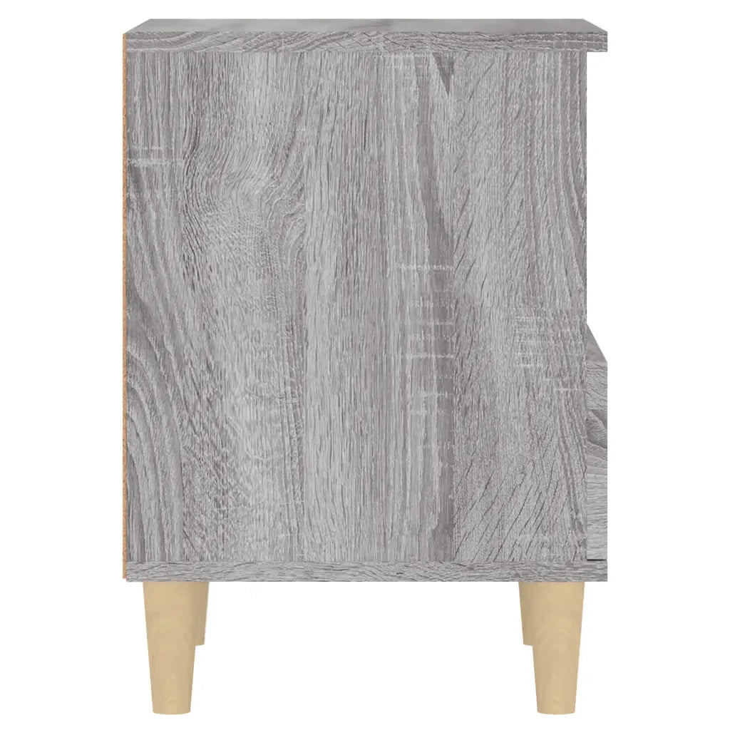 Comodino 2 pz-Set di 2 Tavolino da notte Grigio Sonoma 40x35x50 cm 800293