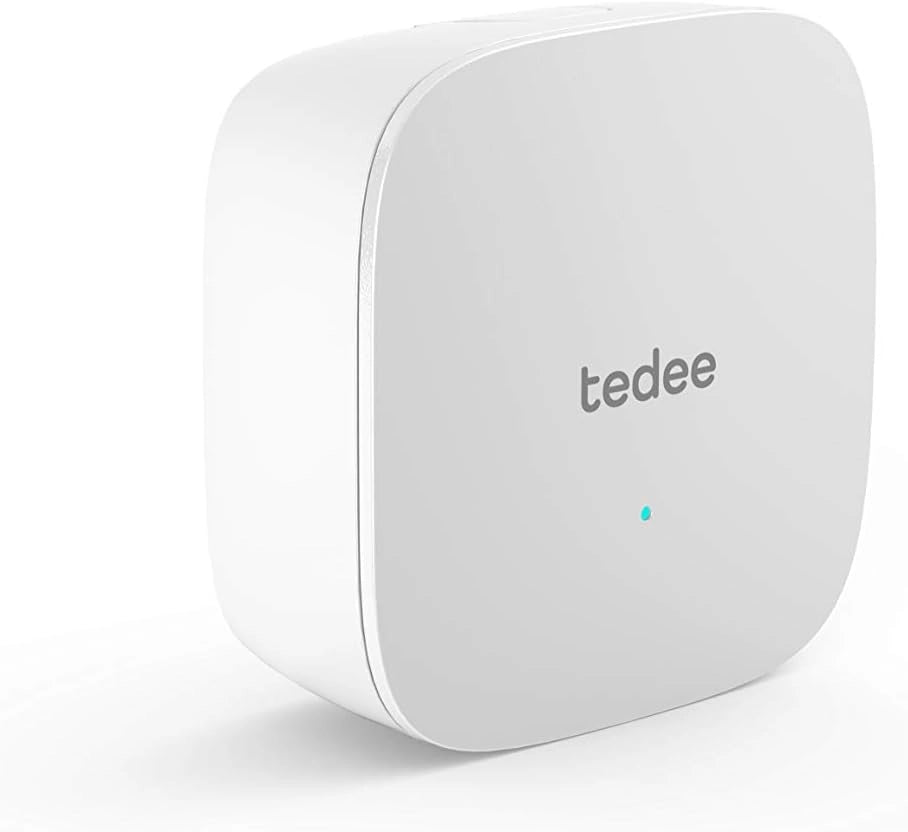 Bridge per serratura elettronica | Facile da aggiornare | Controllo via Bluetooth | Tedee WLAN Bridge consente di aprire e chiudere da remoto | iPhone & Android | Smart Home