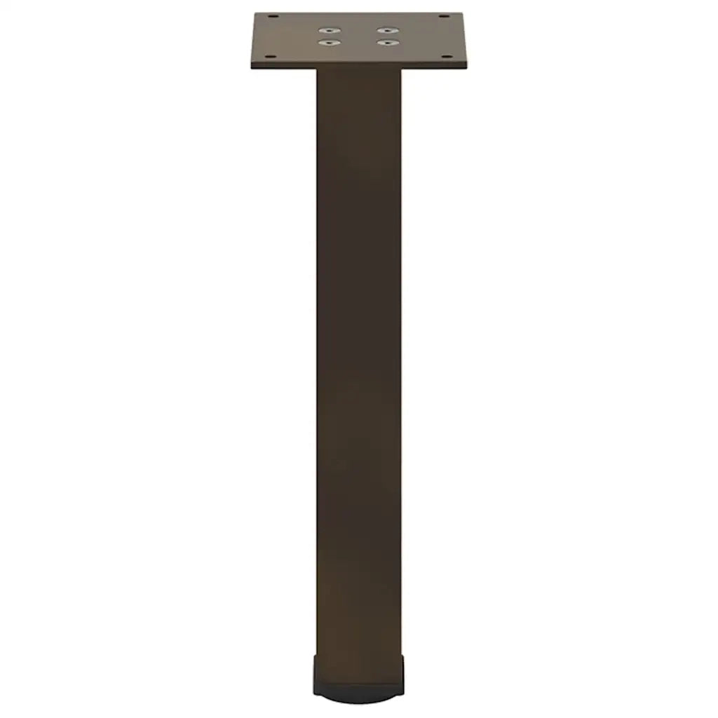 Gambe per Tavolino da Caffè 4 pz Acciaio Naturale 30-32 cm Acciaio 4012451