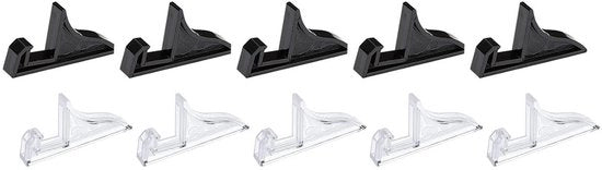 Supporto per Foto in Plastica Decorativo - 10 Pezzi - Peso Leggero - Dimensioni 85x40mm