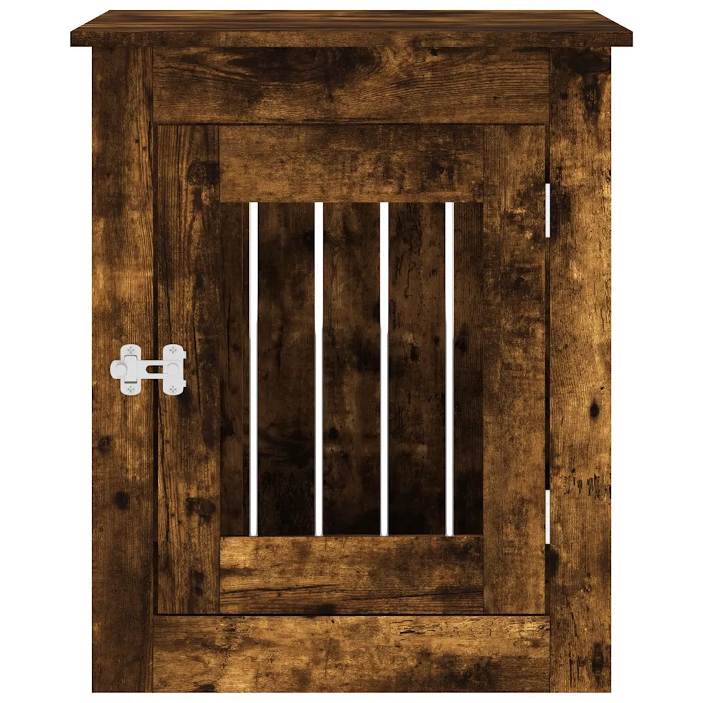 Gabbia Cani da Arredamento Rovere Fumo 55x75x65cm Multistrato CFW7722325