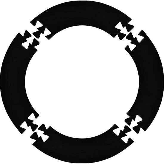 Ring di protezione per i muri per le scuderie da darts, doppia faccia, adatto per scuderie da darts di formato standard, riduce i danni ai muri.