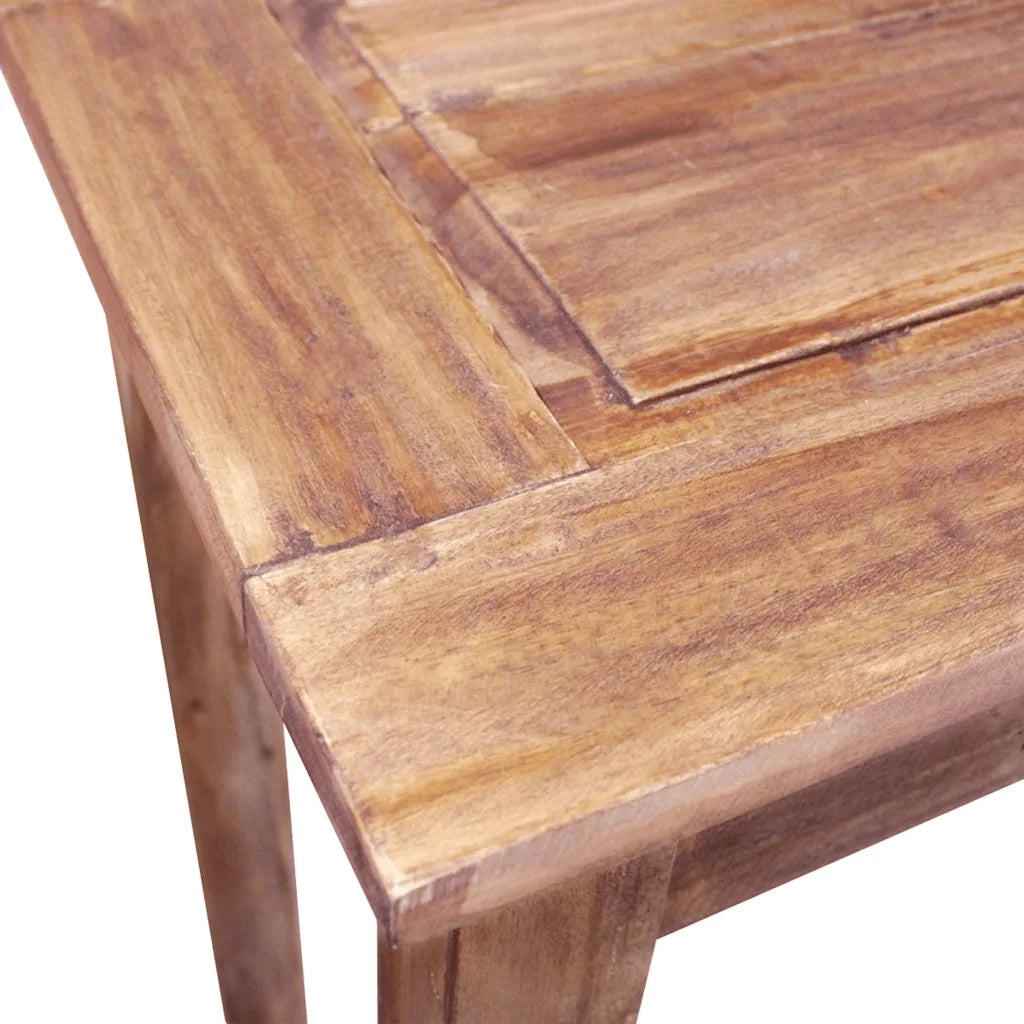 Tavolo Consolle in Legno Massello di Mogano 123x42x75 cm 244494