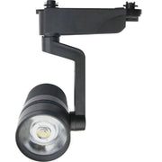 Trade Shop - Faretto Binario Led Cob 10w Nero Staffa Luce Fredda 6500k Naturale 4000k F-10w8h -