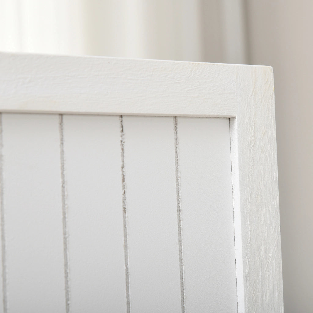 Paravento in legno ¨C zephmum ¨C 4 pannelli bianco 160x170 cm