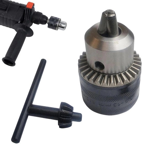 Titolare di Boor 15-13 mm per Boorhamers e Macchine da Foro - Accessori in Metallo Completo - Adattatore di Boor 1/2-20 UNF