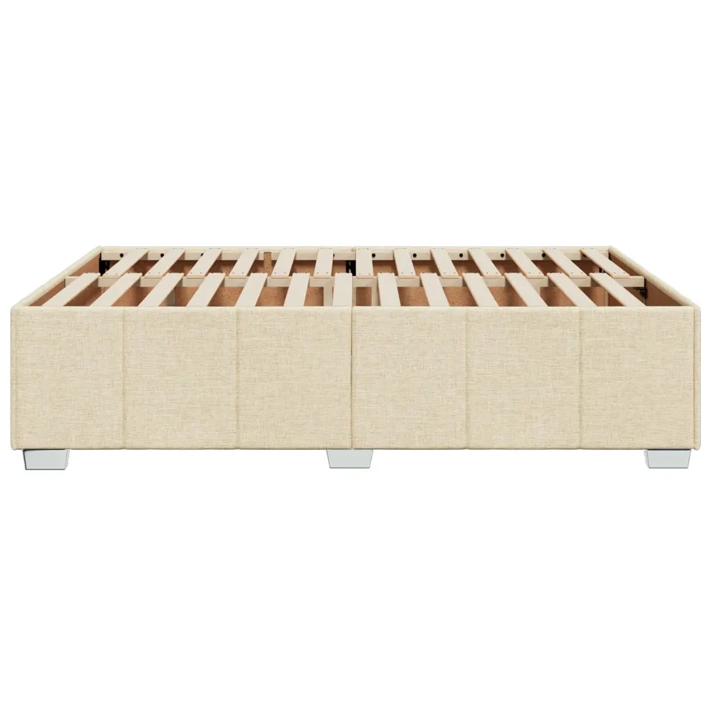 Giroletto senza Materasso Crema 140x190 cm in Tessuto