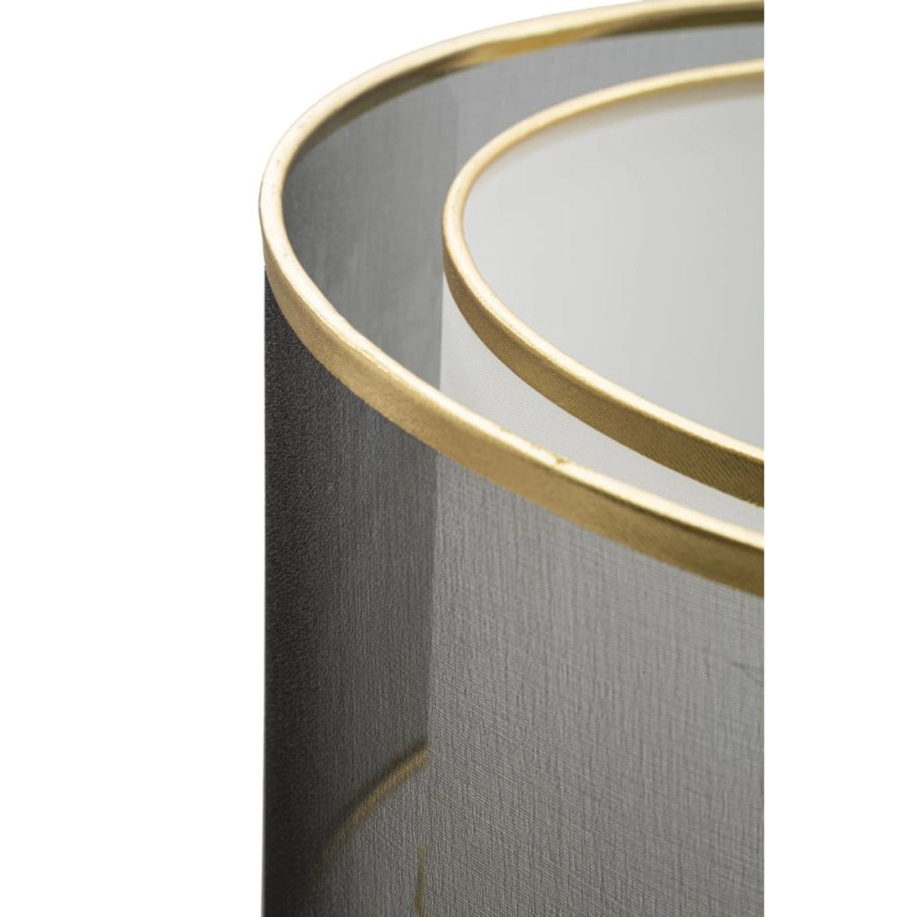 Lampada da Terra VKH198, Bianco, Metallo, 35x35x153 cm