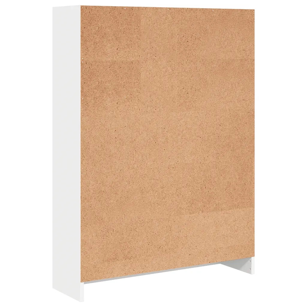 Libreria Bianca 80x24x109 cm in Legno Multistrato 857835