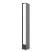 Lampada Da Terra Moderna Per Esterno Metallo Grafite Luce Led 12W Ip65