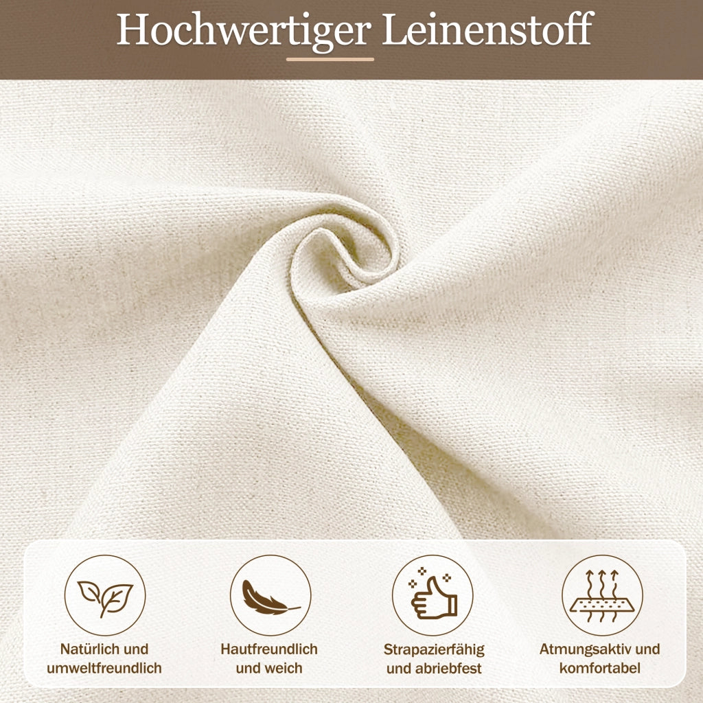 letto imbottito lino beige 180 x 200 cm