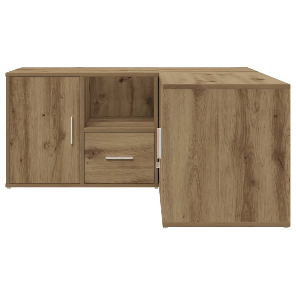 Mobile Angolare Rovere Artigianale 160x40x45 cm in Truciolato 3307827