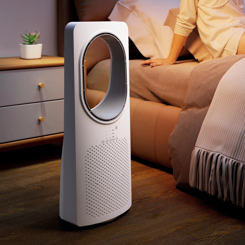 Ventilatore a Torre Senzapale ¨C Zephmum ¨C Bianco 36dB Telecomando LED