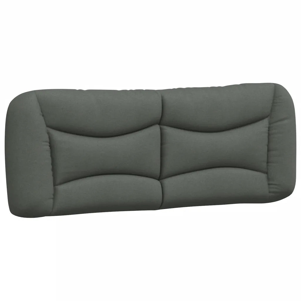 Cuscino Testiera Hvar Grigio Scuro 140 cm in Tessuto CFW6092655
