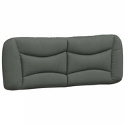 Cuscino Testiera Hvar Grigio Scuro 140 cm in Tessuto CFW6092655
