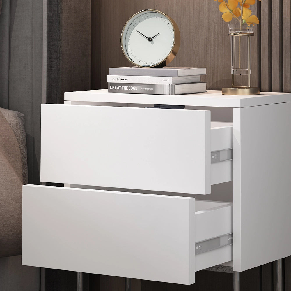 Vicco Comodino camera da letto Bianco 45 x 50 cm