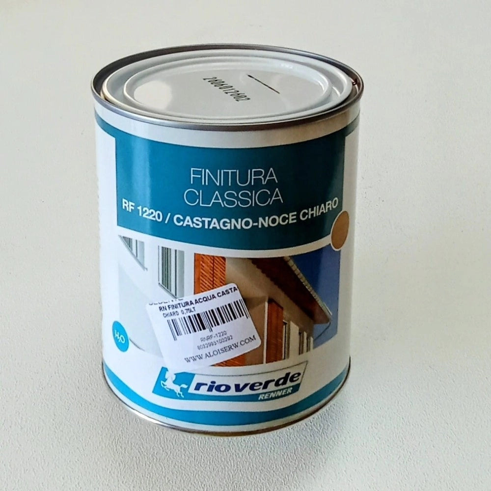 Renner rf 1220 750ml finitura castagno - noce chiaro semilucida base acqua