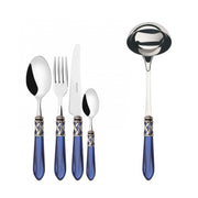 ALADDIN Ghiera Argento Anticato, Posate Set 49 Pz, Scatola