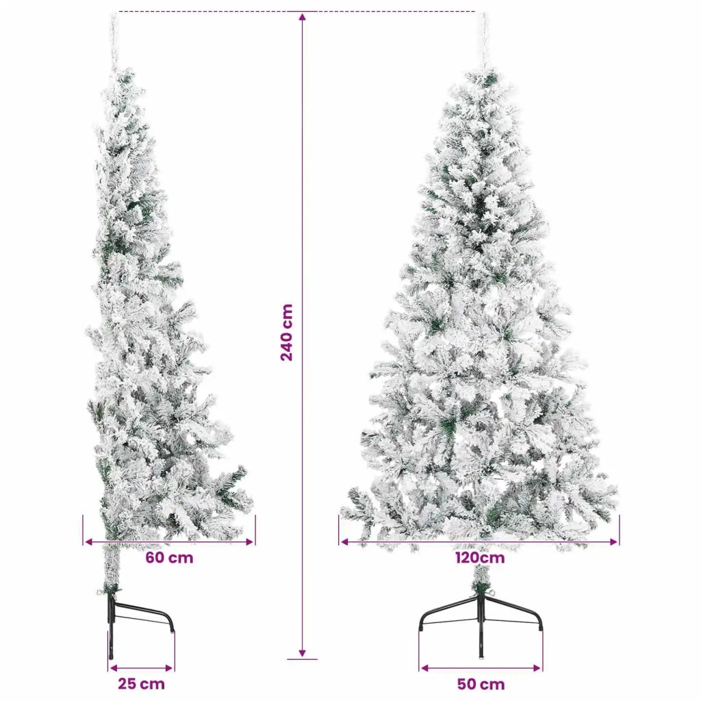 Albero di Natale artificiale 240 cm PVC e Acciaio 42055199