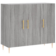 Credenza | Madia | Buffet da pranzo | Armadio da pranzo Grigio Sonoma 90x34x80 cm in Legno Multistrato