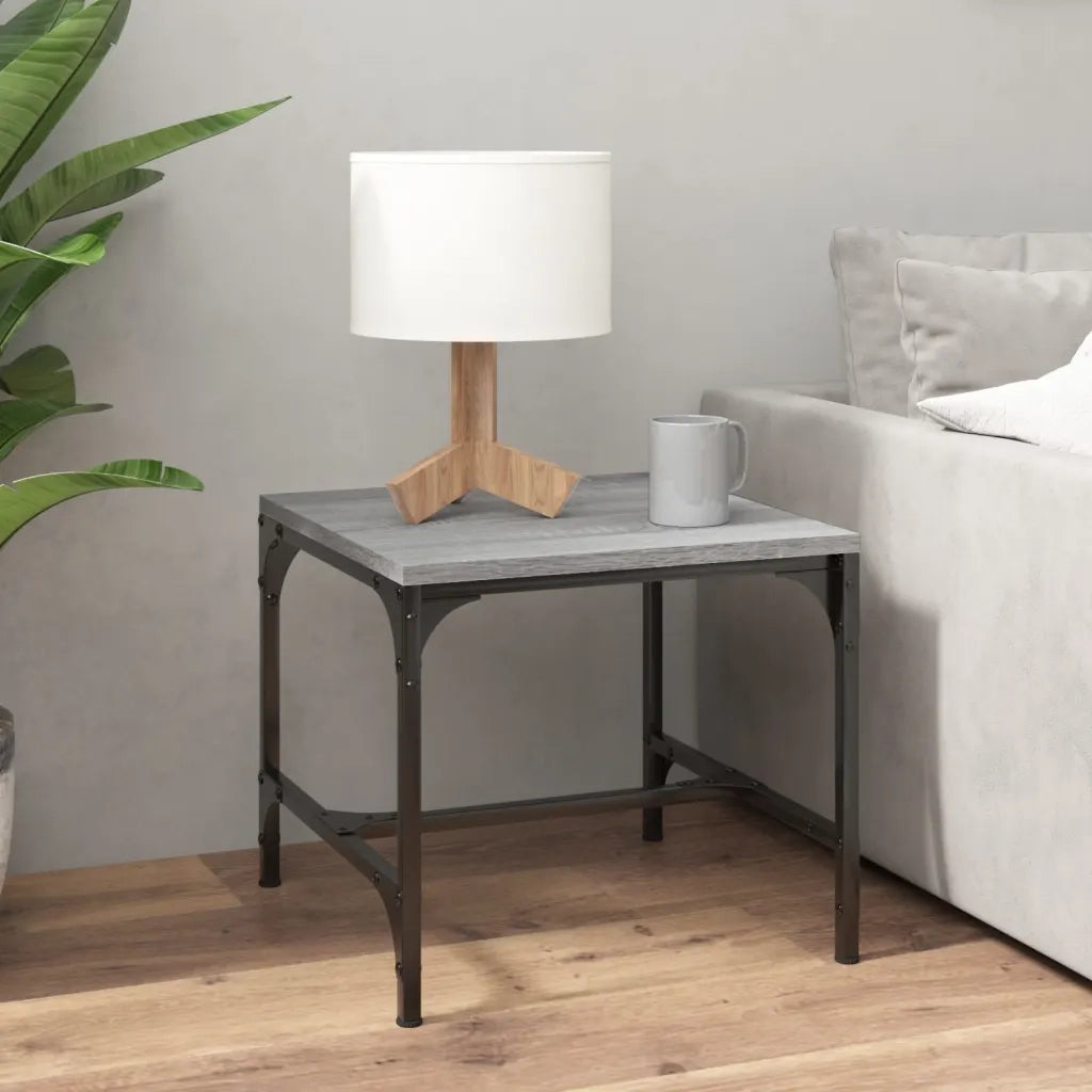 2 pz Tavolini da salotto | Tavolino da caff¨¨ | Tavolino da Soggiorno grigio sonoma 40x40x35 cm in Legno Multistrato