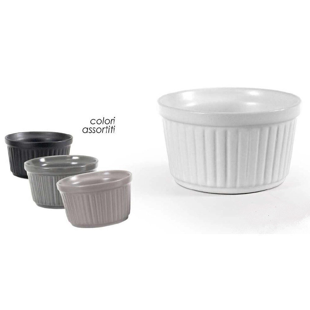 Trade Shop - Ciotolina Ciotola Snack Multiuso Ceramica 200cc 9x5,3 Cm Colori Assortiti 806964 -