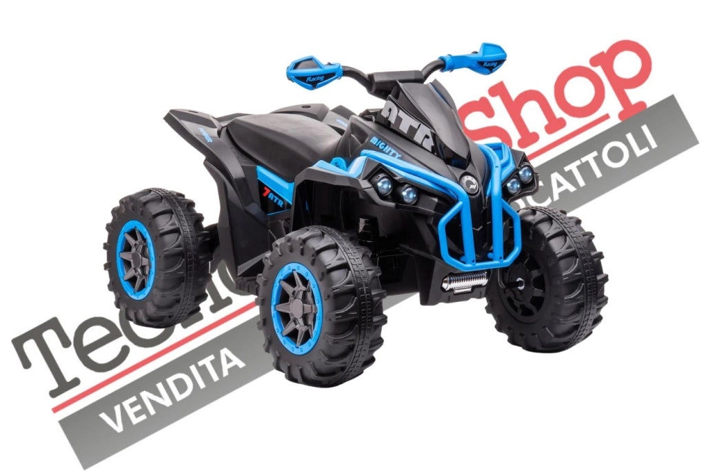 Tecnobike Shop Quad Elettrico per Bambini ATV  1.0 12V  con Radiocomando colore Blu