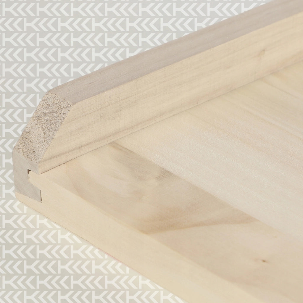 Tagliere da pasticceria grande in legno KADAX 60x40cm XXL monofacciale in legno massello da cucina