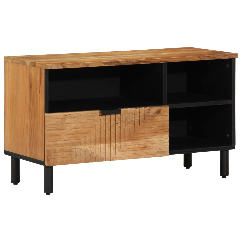Mobile TV  80x33,5x46 cm in legno massello di acacia