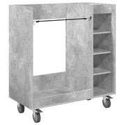 Armadio per Golf con ruota Grigio cemento 90 x 45 x 98 cm CFW7571347