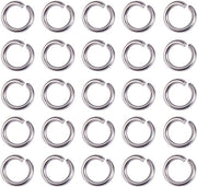 100 pezzi di anello di saldatura in rame, 6mm di diametro, 1mm di spessore, per progetti creativi e lavori di artigianato