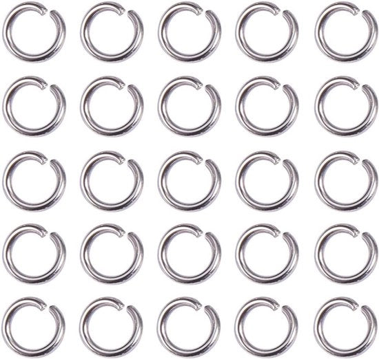 100 pezzi di anello di saldatura in rame, 6mm di diametro, 1mm di spessore, per progetti creativi e lavori di artigianato
