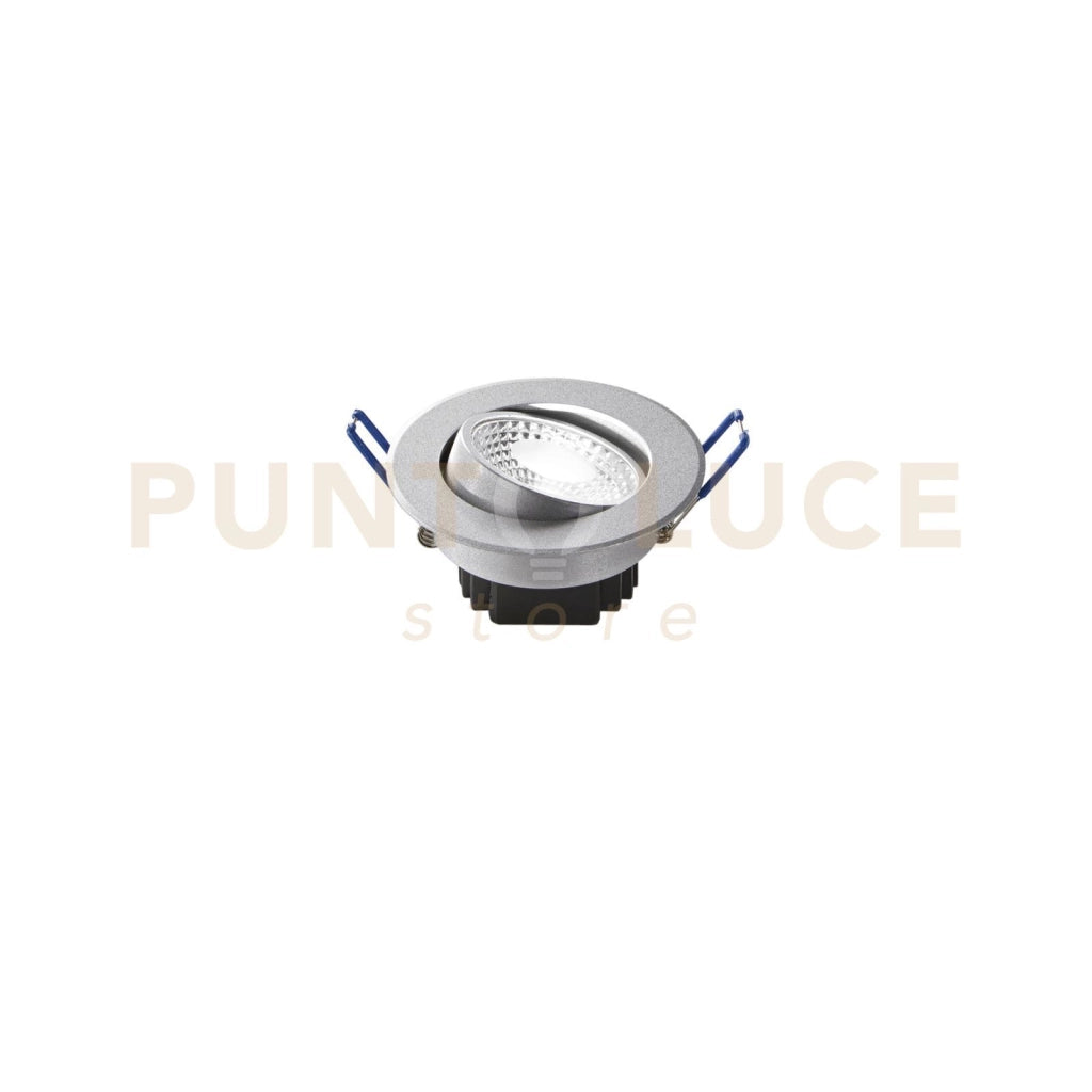 INCASSO LED ORIONE NIKEL TONDO 7W 650LM 4000K 8,7X5,7CM