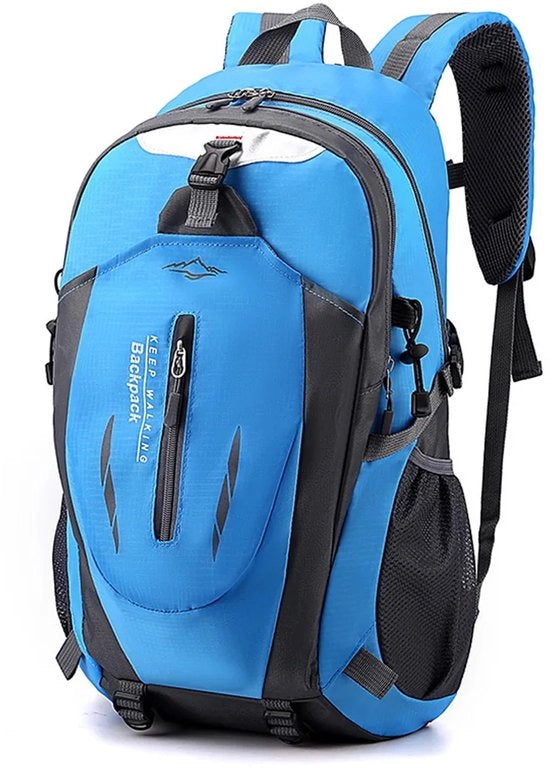 Borsa da 40L impermeabile – zaino leggero per escursioni all'aperto – blu