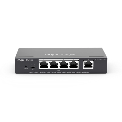 Reyee smart switch poe gigabit 10 p., 8 p. poe/poe+, p. uplink sfp combo rj45 - RG-ES210GS-P