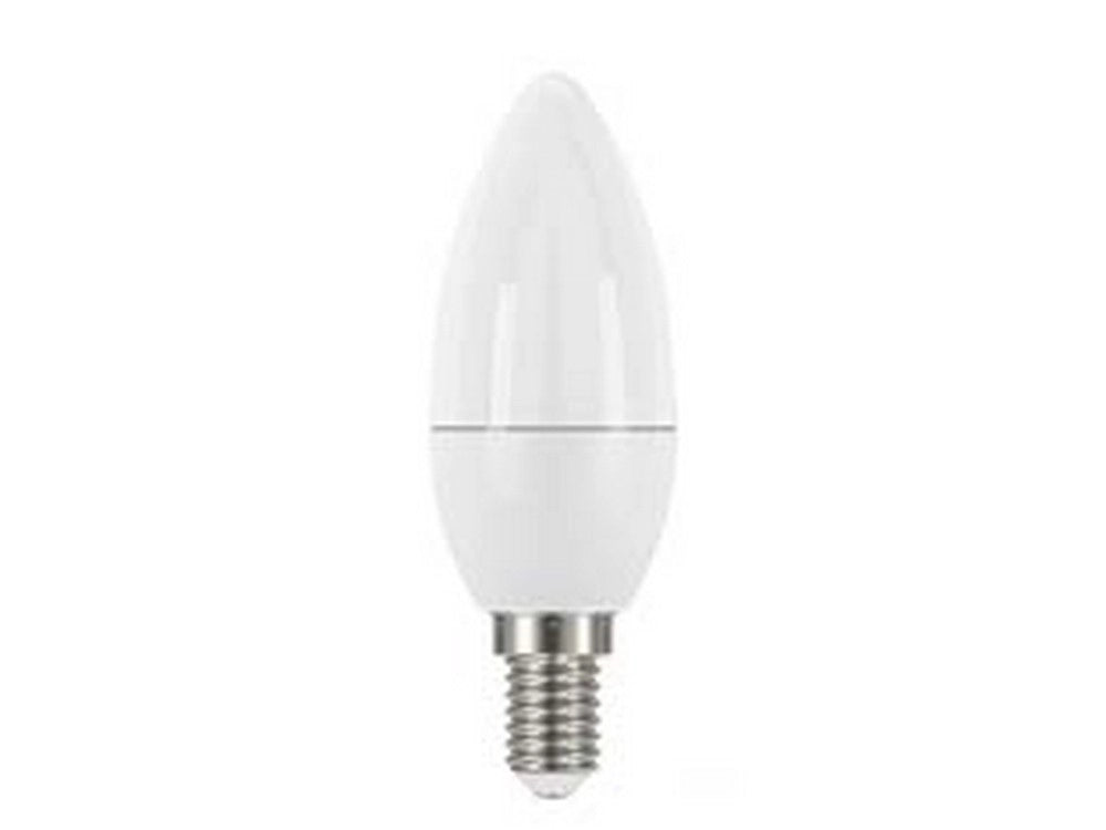 10pz lampada led oliva opale e14   - 5.4w - 6500°k fredda - 470 lm - 280° - 35x1 cod:ferx.fer264242