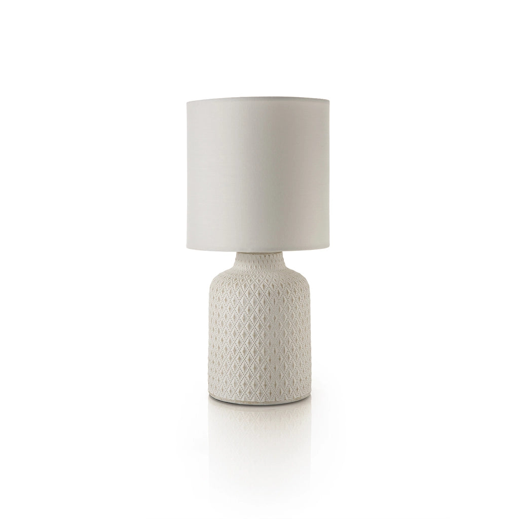 Lampada da tavolo ZAFFIRA bianco