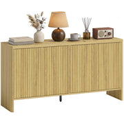 Mobile buffet con 4 ante ¨C Xylo ¨C Legno rovere, ripiani regolabili, 147x40x77cm