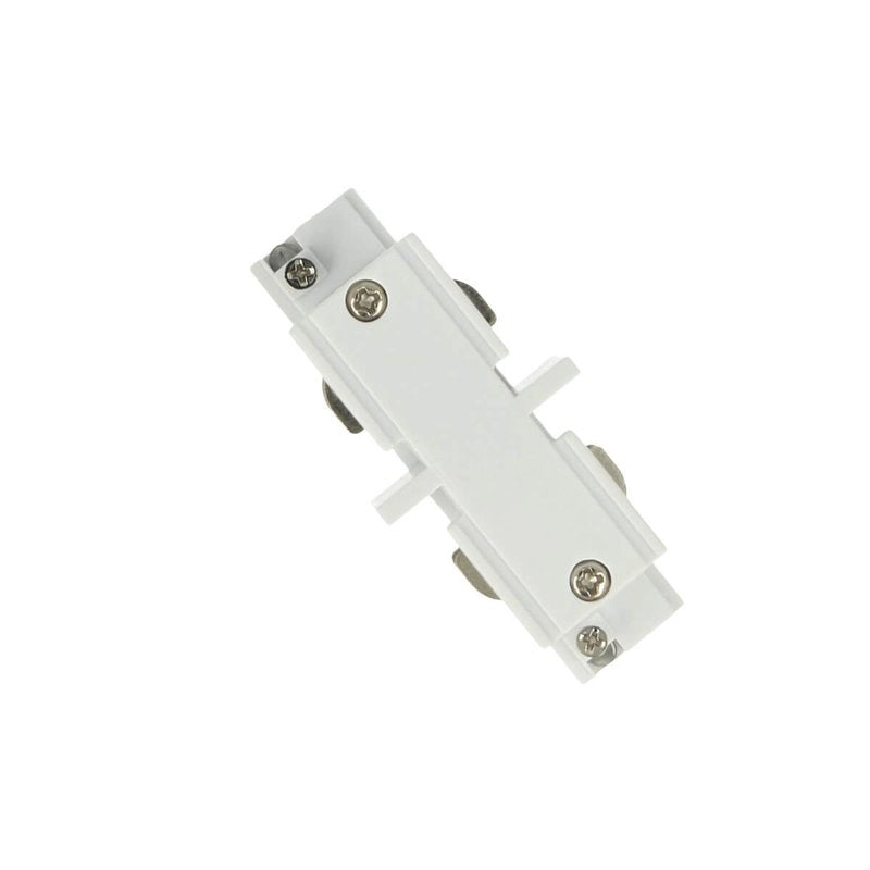 Connettore Giunto Lineare Forma I Colore Bianco Per Barra Sistema Binario Trifase CB40103