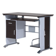 SCRIVANIA PC DA UFFICIO CON CASSETTI IN LEGNO 100 X 52 X 75 CM COLORE NOCE