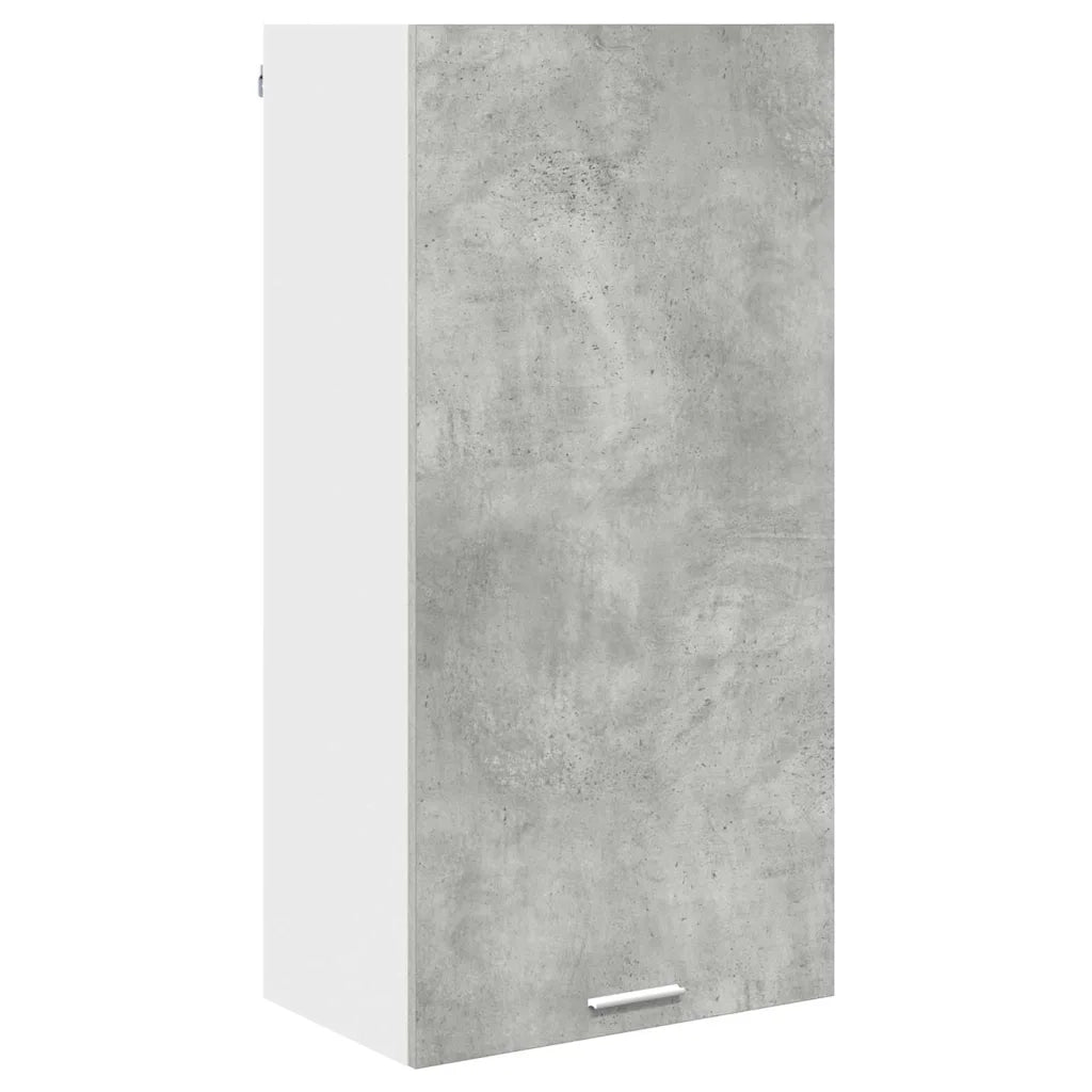Armadio pensile Grigio Cemento e Bianco 50 x 31 x 100 cm 884349