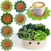 Set di crocette per principianti e adulti - Set completo di crocette - Filo e istruzioni - Regalo per compleanni - Verde - 6 pezzi