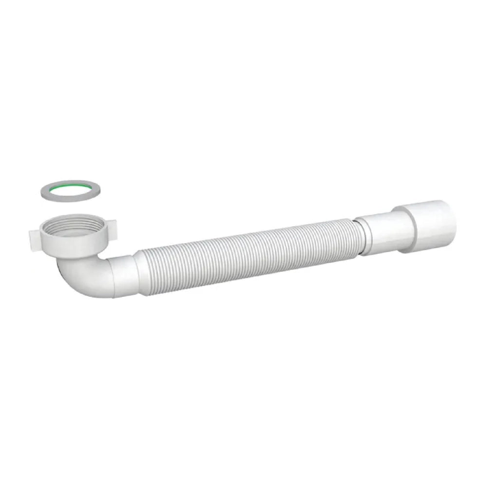 Sifone per scarico flessibile MAGIKONE 90° estensibile curvo tubo angolo ghiera doppio diametro 11/2 11/ 11/4'' ø32-40