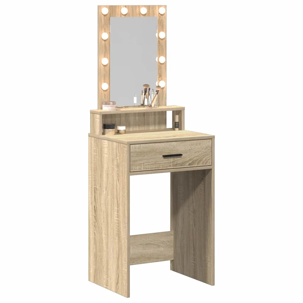 Toeletta | Tavolo da Trucco Marrone 50 x 41 x 140 cm Legno multistrato