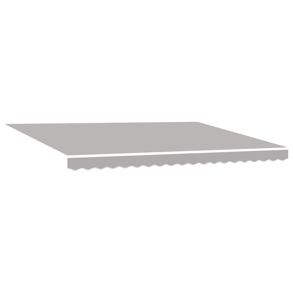 Tessuto di ricambio per tenda da sole per telaio 4.5x3.5 m Grigio chiaro