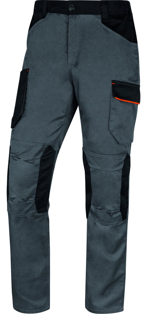Deltaplus PANTALONE M2PW3 FELPATO Col. Grigio/Arancio Mis. L