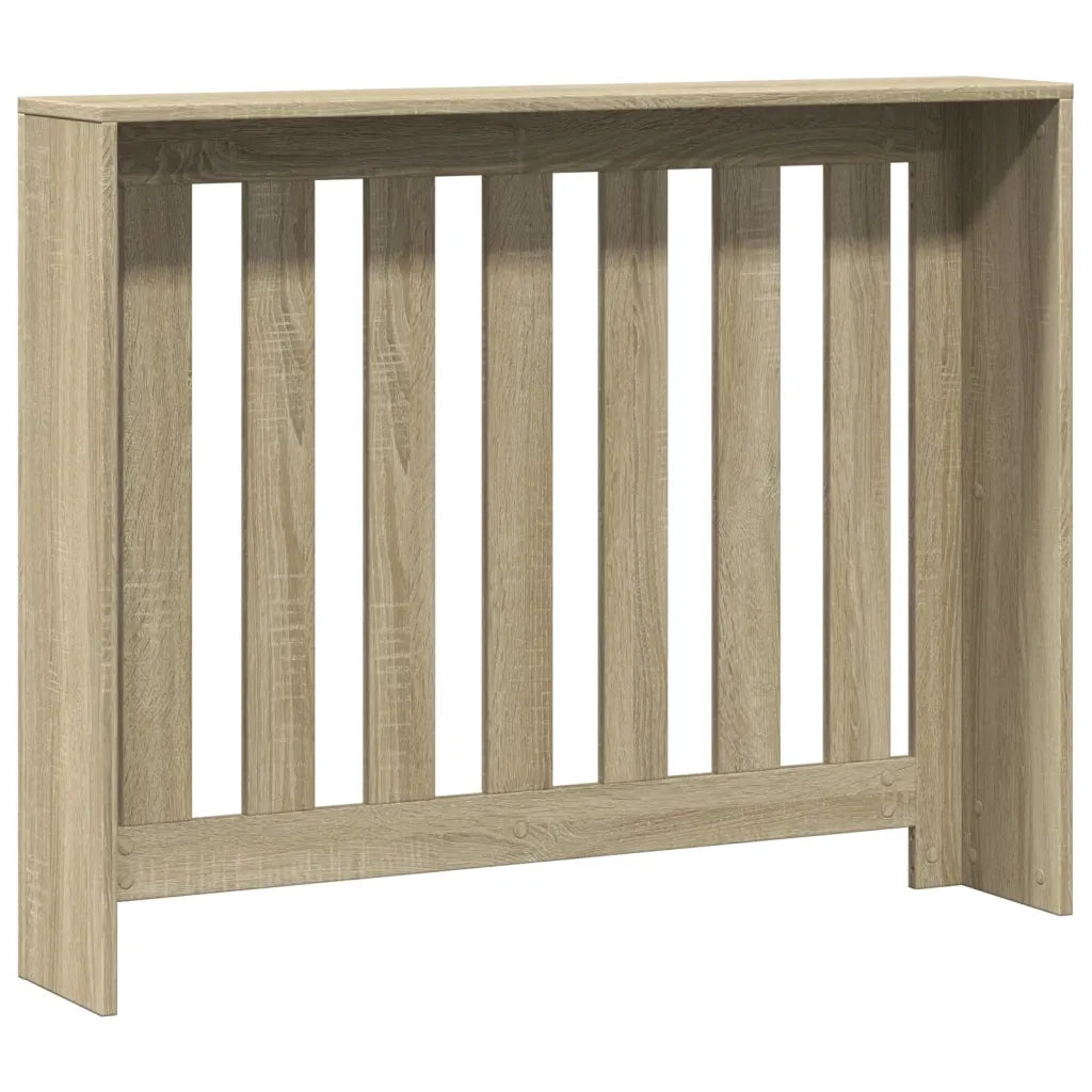 vidaXL Copertura Termosifone Rovere Sonoma 104x20x82 Legno Multistrato