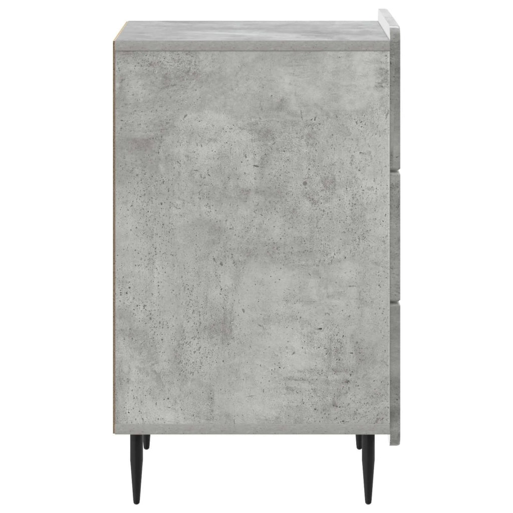 Armadio da Notte con cassetto Grigio Cemento 43x 41 x 68 cm 894328