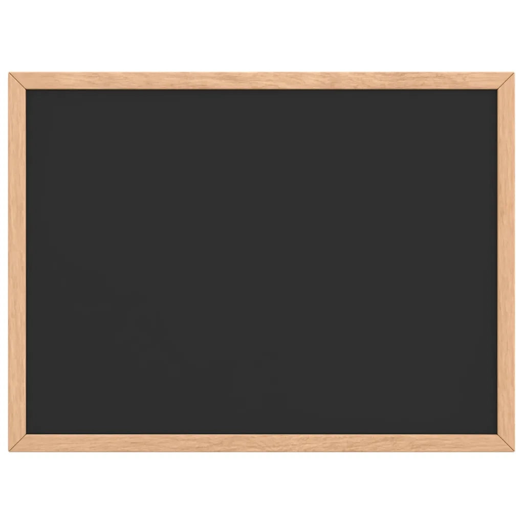 Lavagna con Cornice in Legno Massello di Pino Nero 40x30 cm CFW7456659